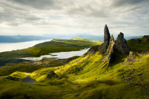 Morgen, Berge, Schottland