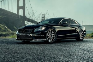 2015, AMG, черный, C218, CLK-Класс, CLS 63, Мерседес Бенц, седан