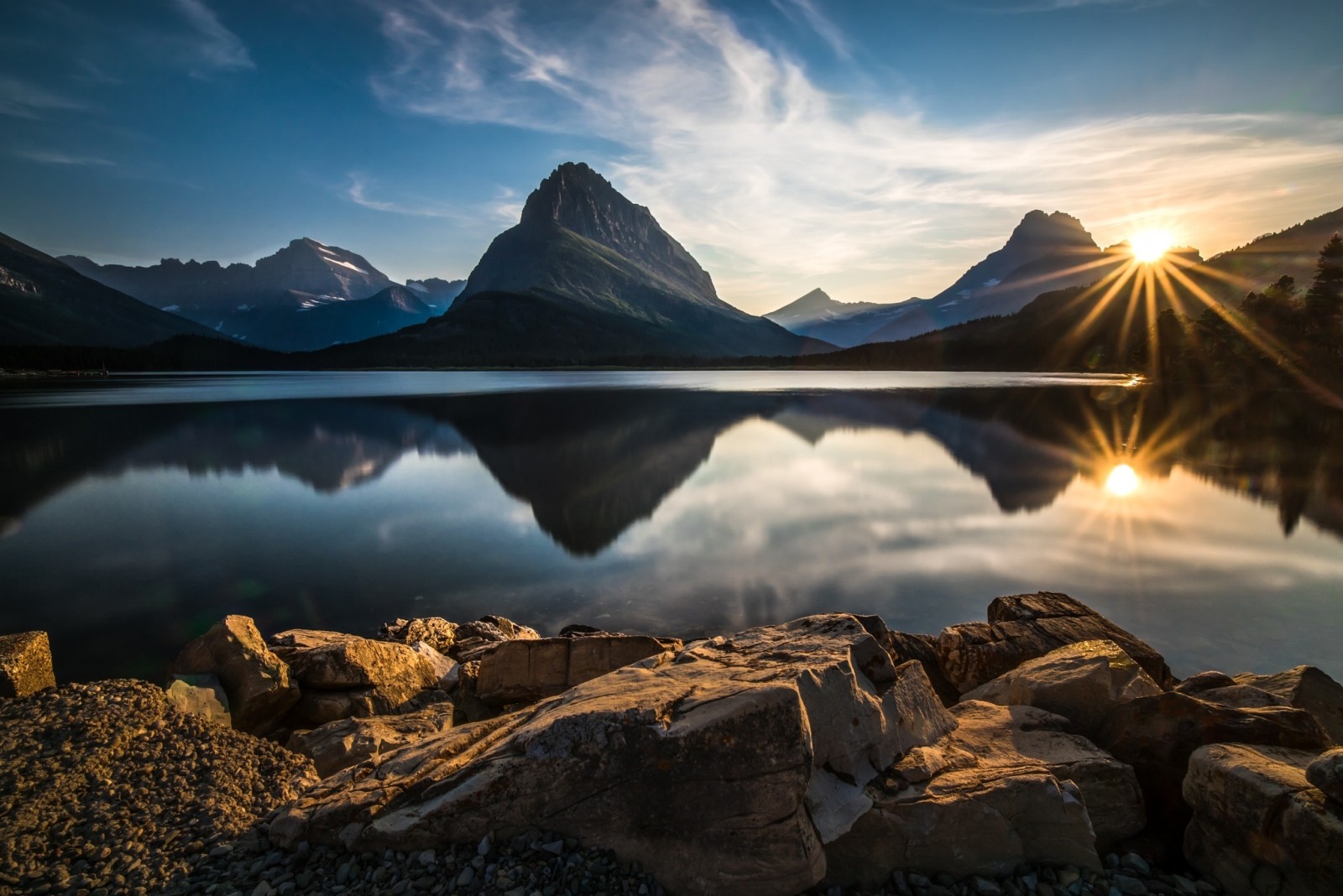 Natur, See, Landschaft, Betrachtung, Berge