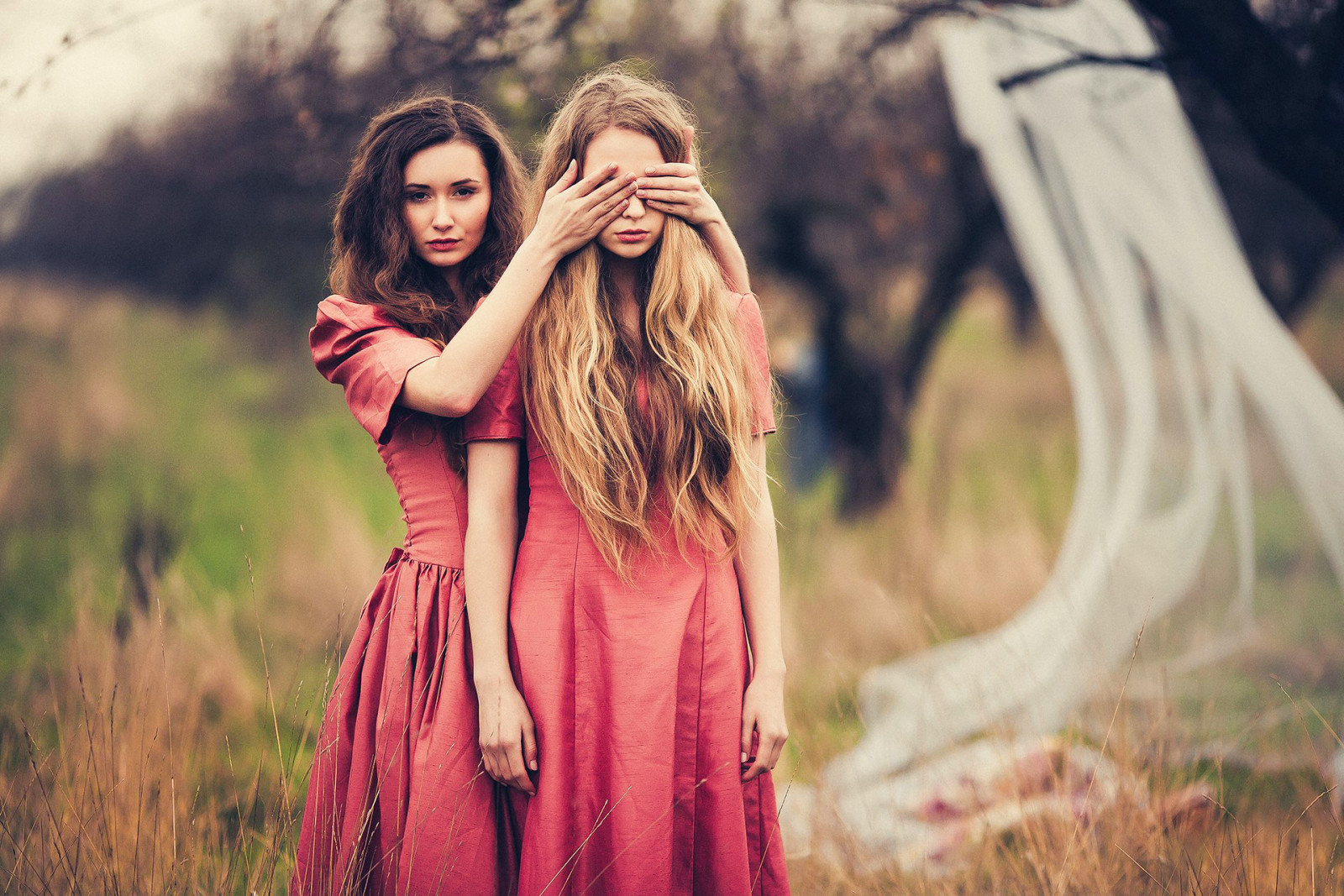 hair, Joy, two girls, Marina Hakobyan, Victoria Gmira, Evgeny Sokolov