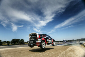 2015, Barbados, Bushy Park, nuvens, Ford, saltar, Nelson Piquet Jr, Hipódromo