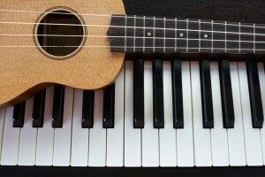 gitara, hudba, piano