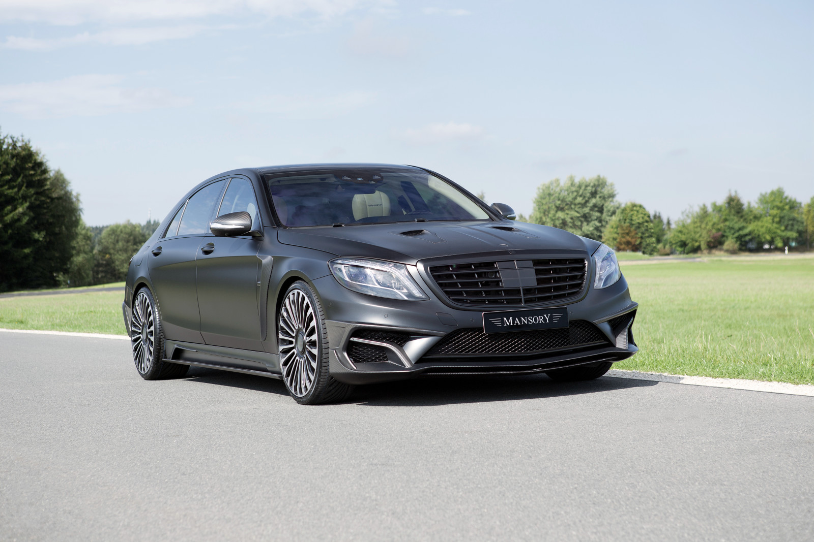 noir, Mercedes-Benz, Mercedes, W222, Mansory, Mat, 2015, Classe S