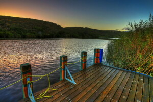 natuur, foto, pier, doorboren, rivier-