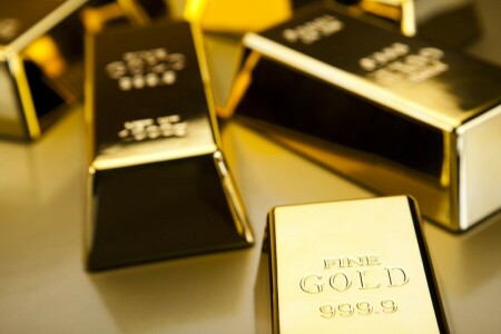 bullion, gold, metal