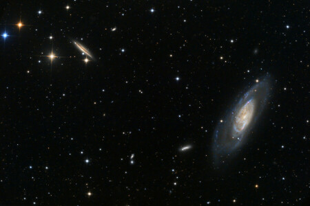 Galaxis, in der Konstellation, M 106, Die Hunde des Krieges