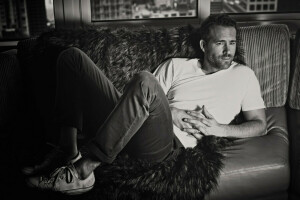 actor, black and white, Deadpool, for the film, fur, Guy Aroch, jeans, lies