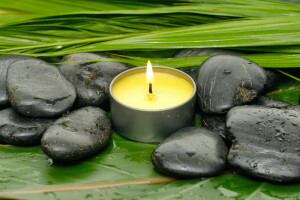 candele, rilassare, terme, Natura morta, pietre, benessere