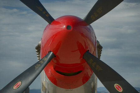 Fighter, Mustang, P-51, propeller