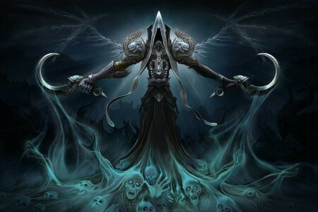 Kunst, Diablo 3, hammer, Malthael, Reaper, Reaper of Souls, Sjel, vinger