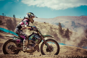 motocross, Racer, sport