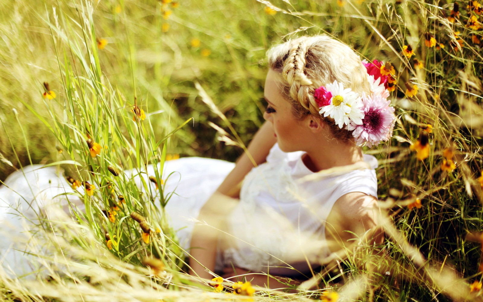 Stimmung, Sommer-, Mädchen