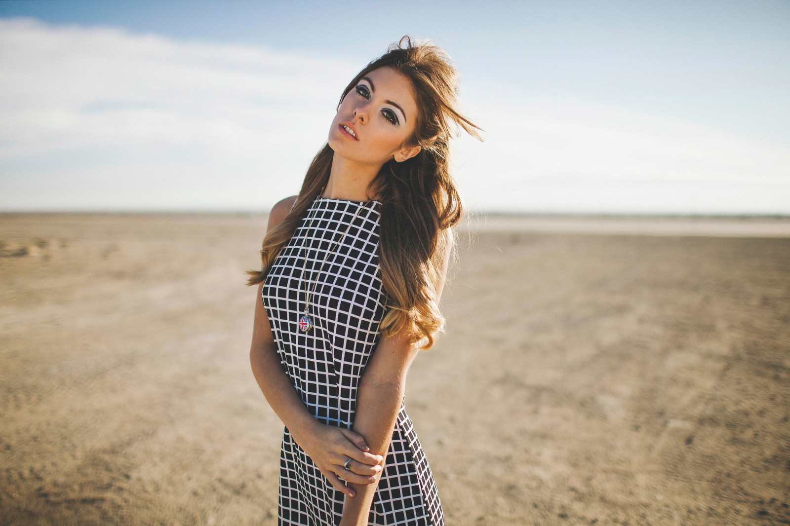 bokeh, portrait, model, Carmella Rose