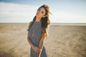 bokeh, Carmella Rose, model, portrait