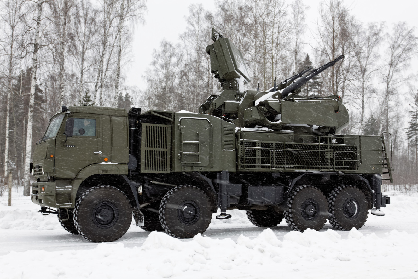 monimutkainen, Pantsir-S1, ohjus ja ase