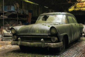 abandoned, Fairlane, Ford