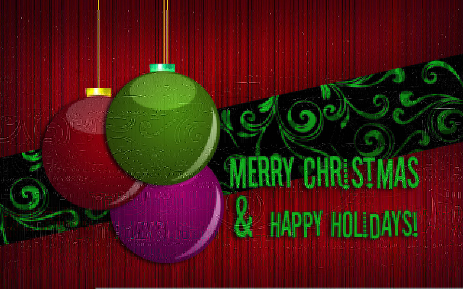 balls, Christmas, Vector, postcard