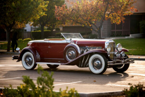 1929, konvertible, coupe, Duesenberg, Duesenberg