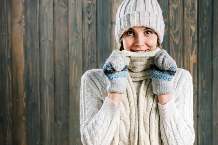 background, bokeh, brown hair, face, hat, in white, is, look