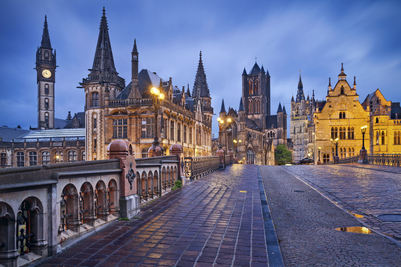 Brug, gebouw, België, Gent