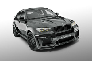 BMW, E71, Hamann, fond blanc, X6 M