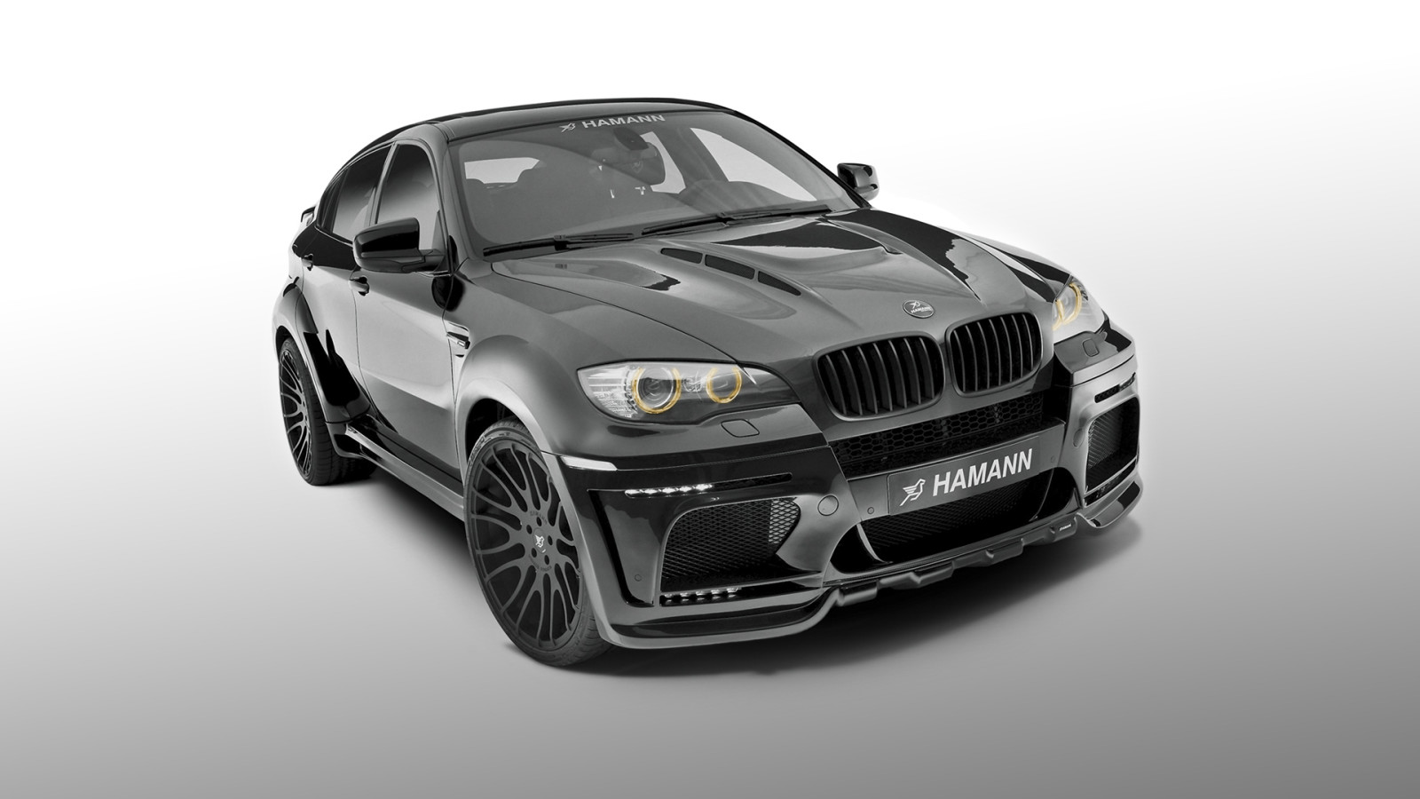 BMW, white background, X6 M, Hamann, E71