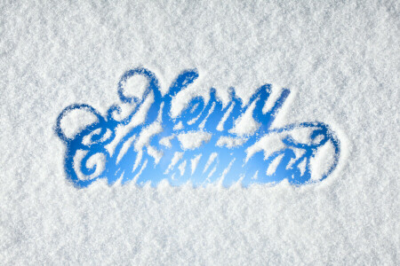 Christmas, Merry, New Year, snow, winter