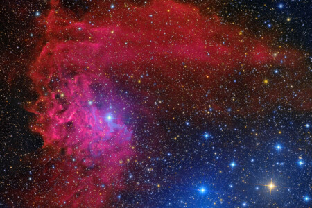 Flaming Star, IC 405, νεφέλωμα