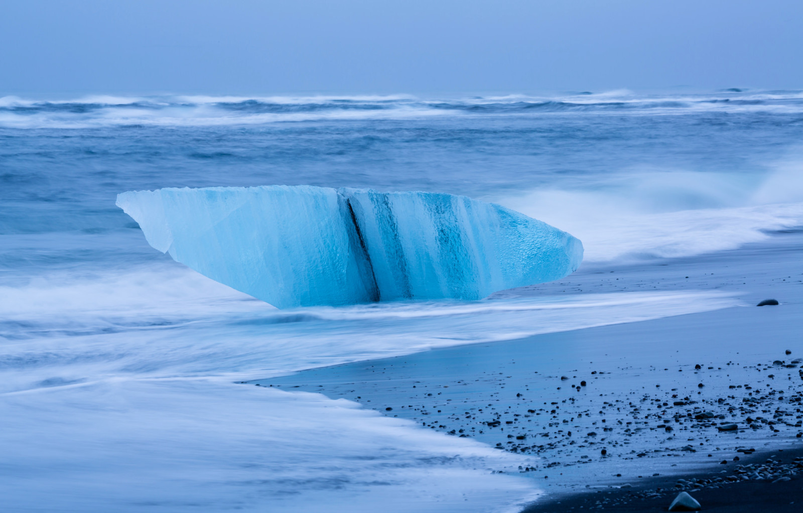 Eis, Ufer, Meer, Welle, Sturm, Island, Scholle, Klumpen