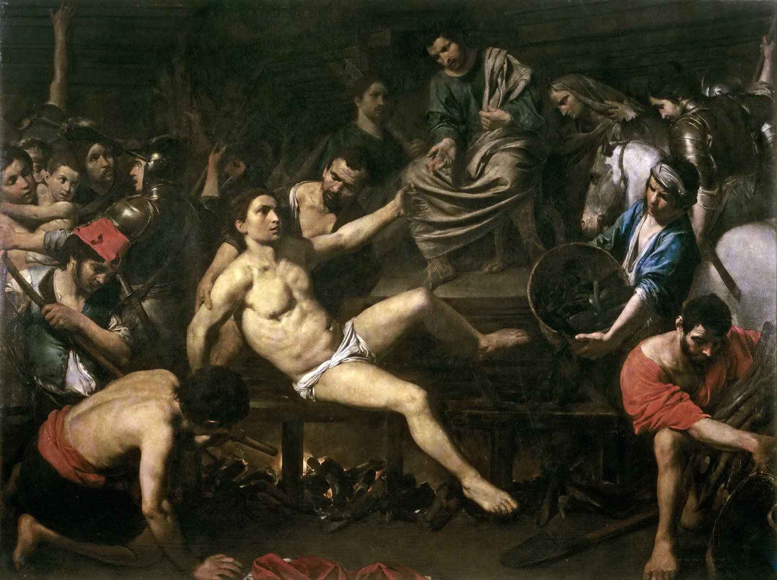 bild, religion, Mytologi, genre, The Martyrdom Of St. Lawrence, Valentin de Boulogne