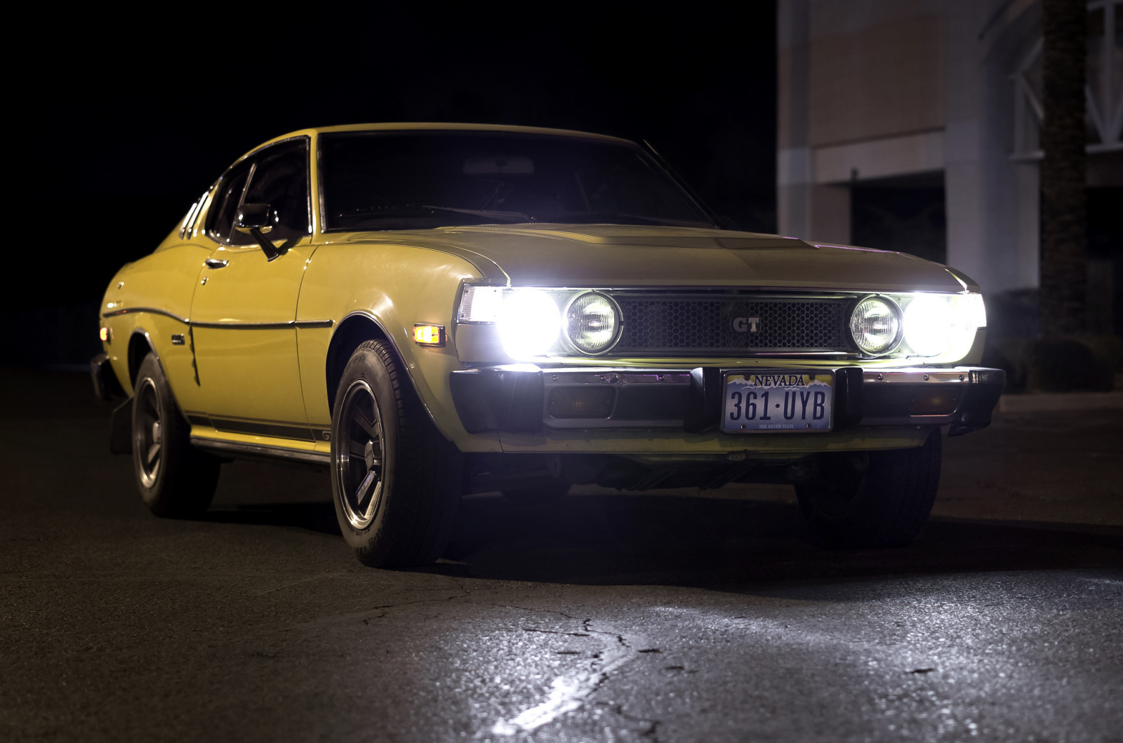 Classic, retro, Toyota, celica, The front, 1977