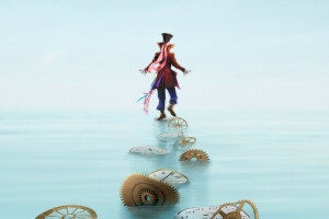 alice in wonderland, character, costume, cylinder, fantasy, gear, hat, Johnny Depp