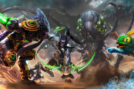 Abathur, Bébé Murloc, Prélat noir, Chasseur de démon, Diablo, Illidan, Illidan Stormrage, Jaina Proudmoore