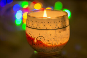 candle, flame, holiday, memory