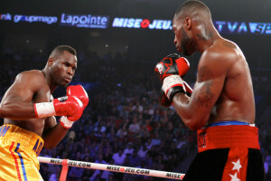 Adonis Stevenson, Schlag, Boxen, Chad Dawson, in einem Augenblick, der Kampf, der Ring