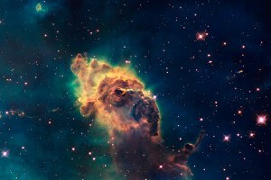 hubble, nebula, photo, stars, telescope, the universe