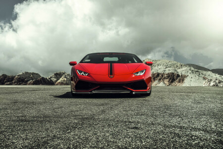 2015, Huracan, Hurakan, Lamborghini, LP 610-4, punainen