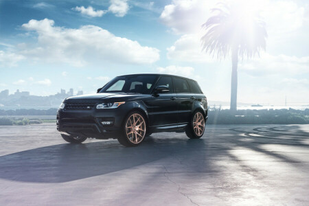 Voordat, auto, Voorkant, garde, Landrover, Range Rover, sport, SUV