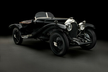 1925, Bentley, svart bakgrunn, Brooklands