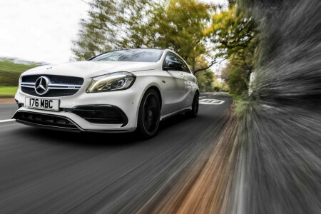 Una clase, AMG, Mercedes, Mercedes-Benz, W176, blanco