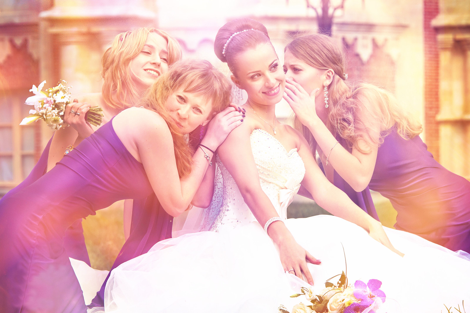 wedding, the bride, girlfriend