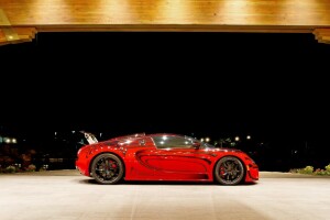 Bugatti, Hypercar, red, Veyron