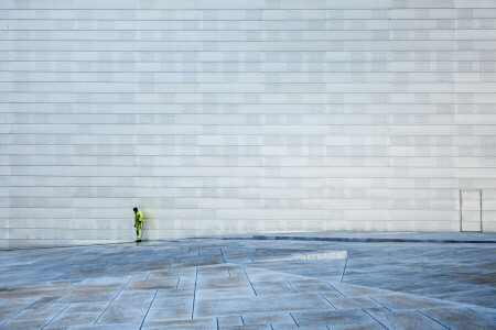 people, station, wall