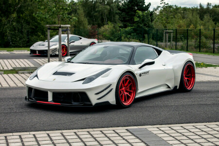 458, ferrari, Italia, Prior-Design, supercar