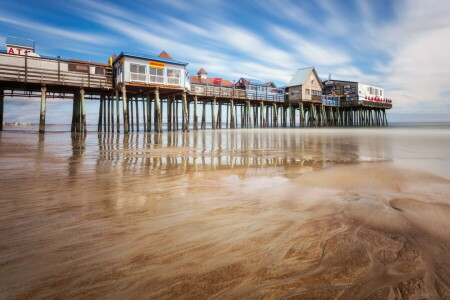 paisaje, Maine, Old Orchard Beach