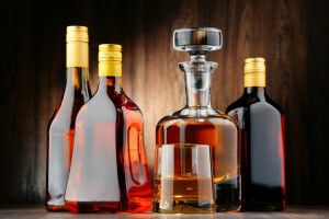 Alkohol, Flasche, Cognac, Whiskey