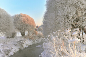 su richiesta di Lena, soffice, San Pietroburgo, neve, inverno