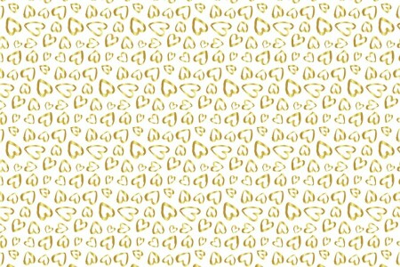 Gold, Herzen, Textur, weißer Hintergrund