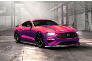 2020 Ford Mustang Ecoboost, auto, Ayhan Aytan, by Ayhan Aytan, Ford, Machine, Mustang, purple