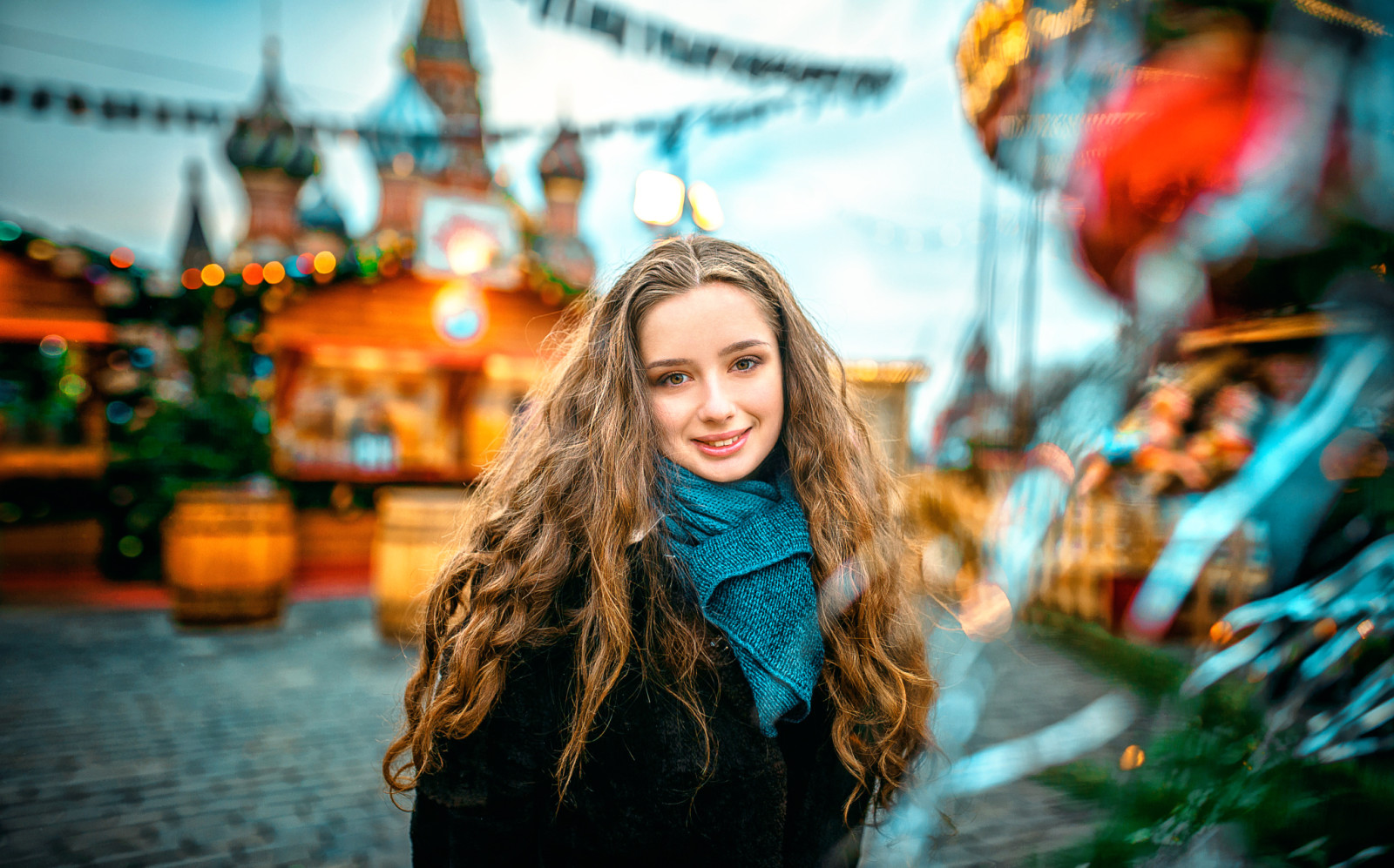 arbre, joyeux Noël, Moscou